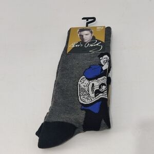 NEW ~ "ELVIS PRESLEY" CREW SOCKS MEN'S 7-12